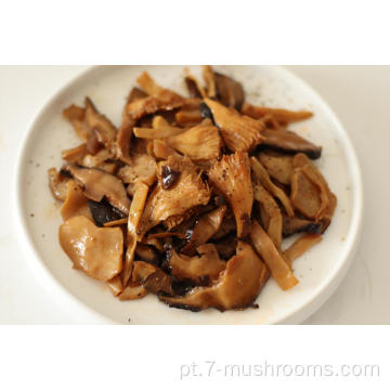 Cogumelos fritos congelados-fritos-preto molho_500g